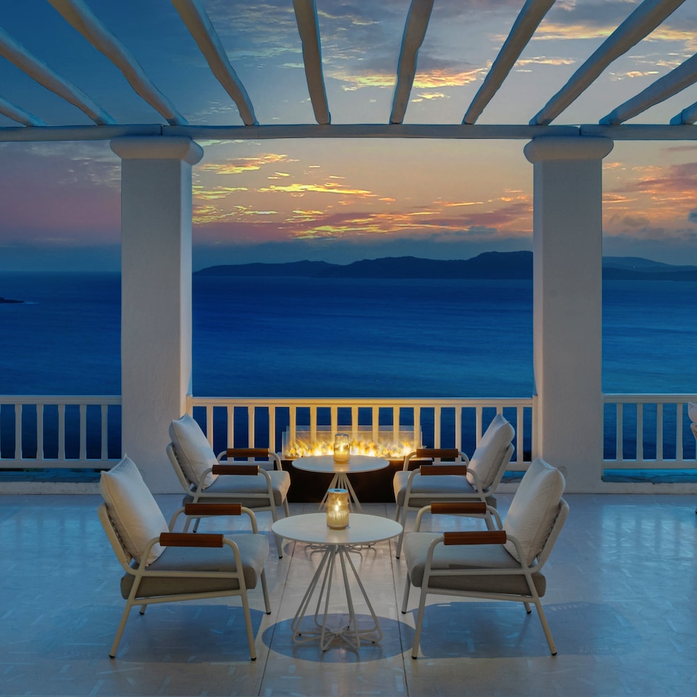 Mykonos Grand Hotel & Resort — Restaurant & bars in Ornos, South Aegean