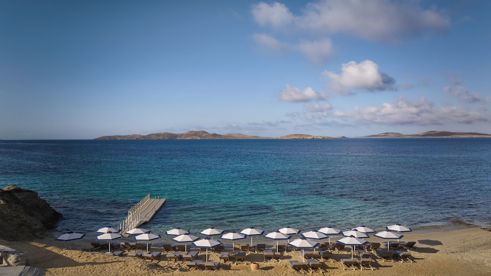 Mykonos Grand Hotel & Resort — Beach in Ornos, South Aegean