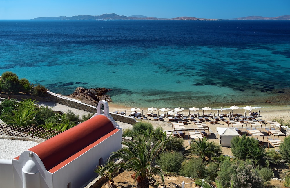 Mykonos Grand Hotel & Resort — Beach in Ornos, South Aegean
