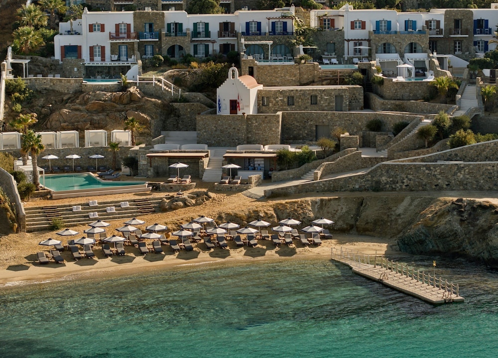 Mykonos Grand Hotel & Resort — Beach in Ornos, South Aegean