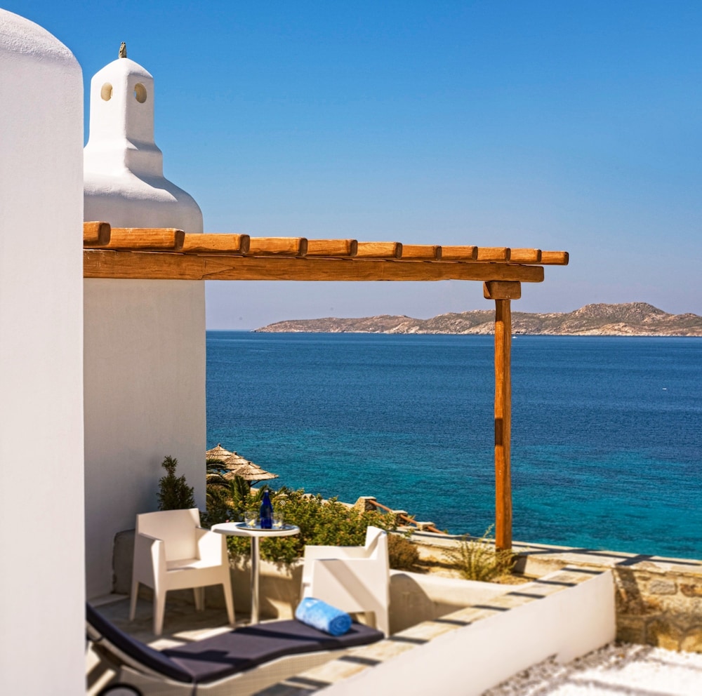 Mykonos Grand Hotel & Resort — Hotel building in Ornos, South Aegean