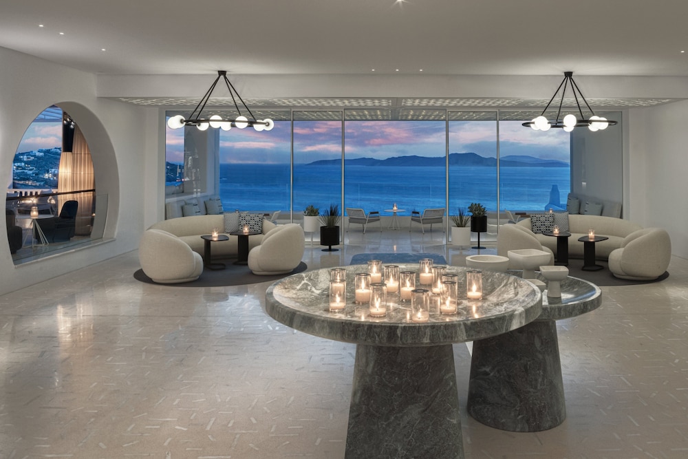 Mykonos Grand Hotel & Resort — Restaurant & bars in Ornos, South Aegean