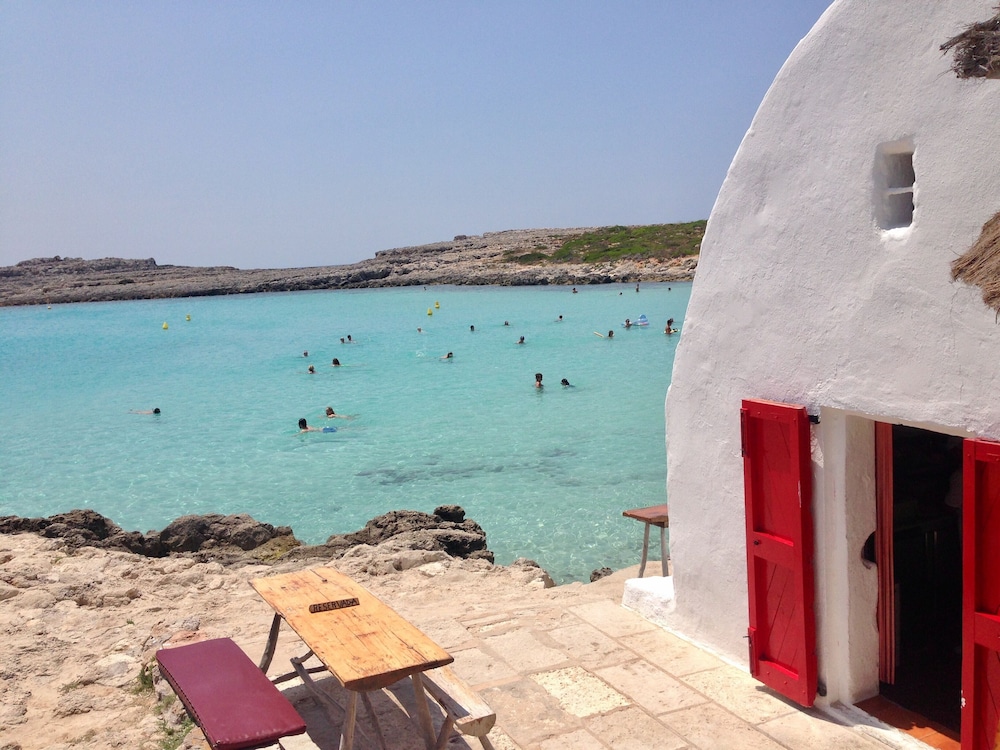 Hotel Romantic Los 5 Sentidos — Beach in Ciutadella de Menorca, Balearic Islands