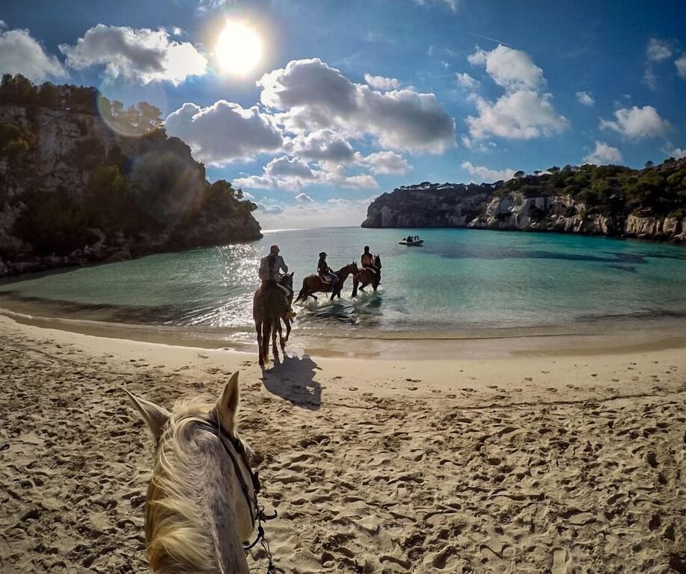 Hotel Romantic Los 5 Sentidos — Beach in Ciutadella de Menorca, Balearic Islands