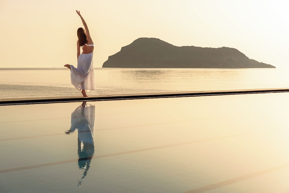Blue Dome Hotel — Swimming pool in Platanias