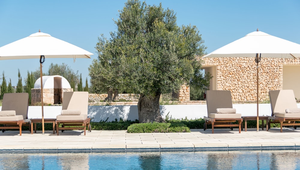 Torralbenc, a Small Luxury Hotel of the World — Swimming pool in Cala'n Porter, Balearic Islands
