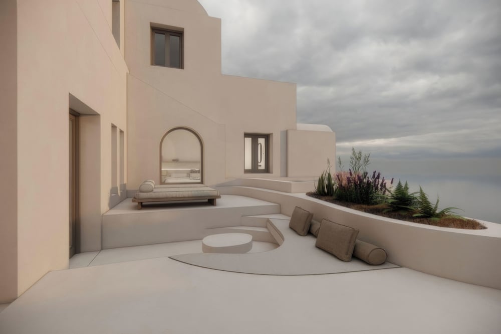 Hotel Sunny Villas — Hotel building in Imerovigli, South Aegean