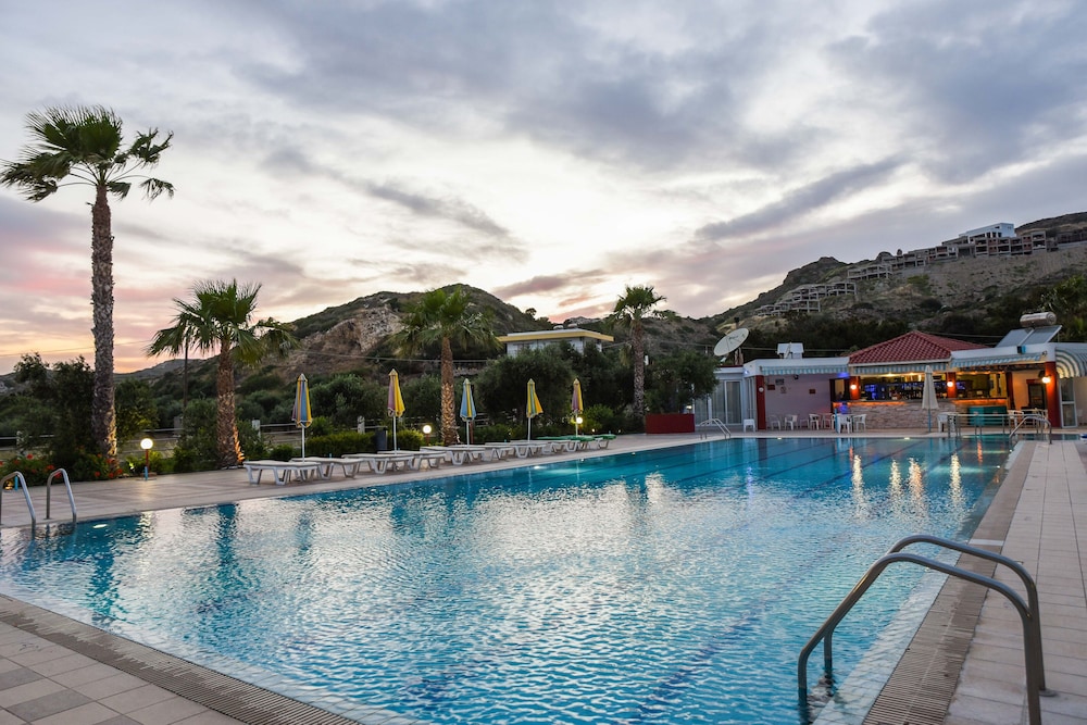 Chrysoula Hotel & Apartments — Swimming pool in Kefalos, South Aegean