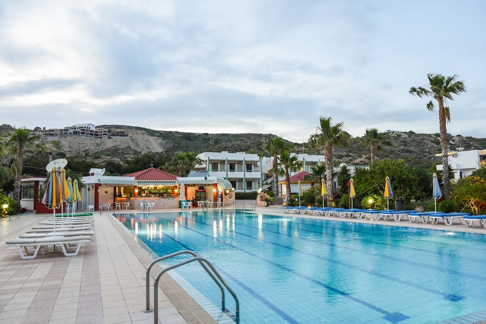 Chrysoula Hotel & Apartments — Swimming pool in Kefalos, South Aegean