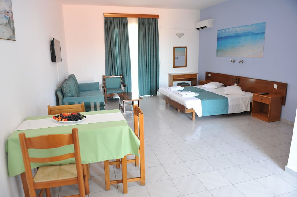 Maritime Hotel Aparts — View in Kremasti, South Aegean
