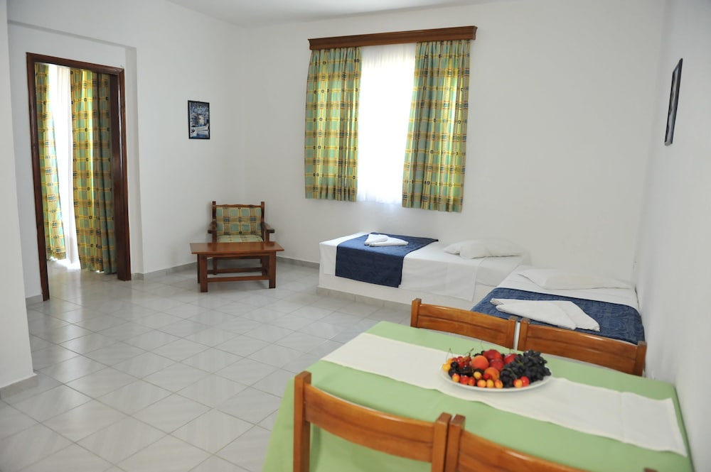 Maritime Hotel Aparts — View in Kremasti, South Aegean
