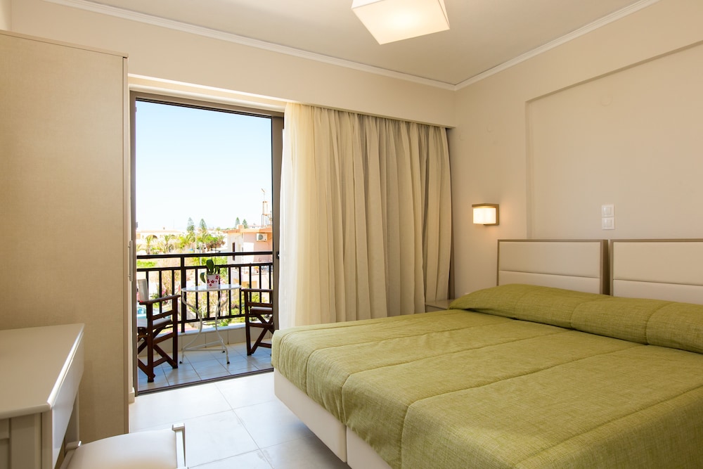 Trefon Hotel Apartments and Suites — View in Rethymnon
