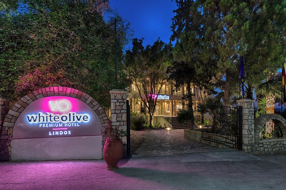 White Olive Premium Lindos - All Inclusive — Hotel building in Pefkos, South Aegean