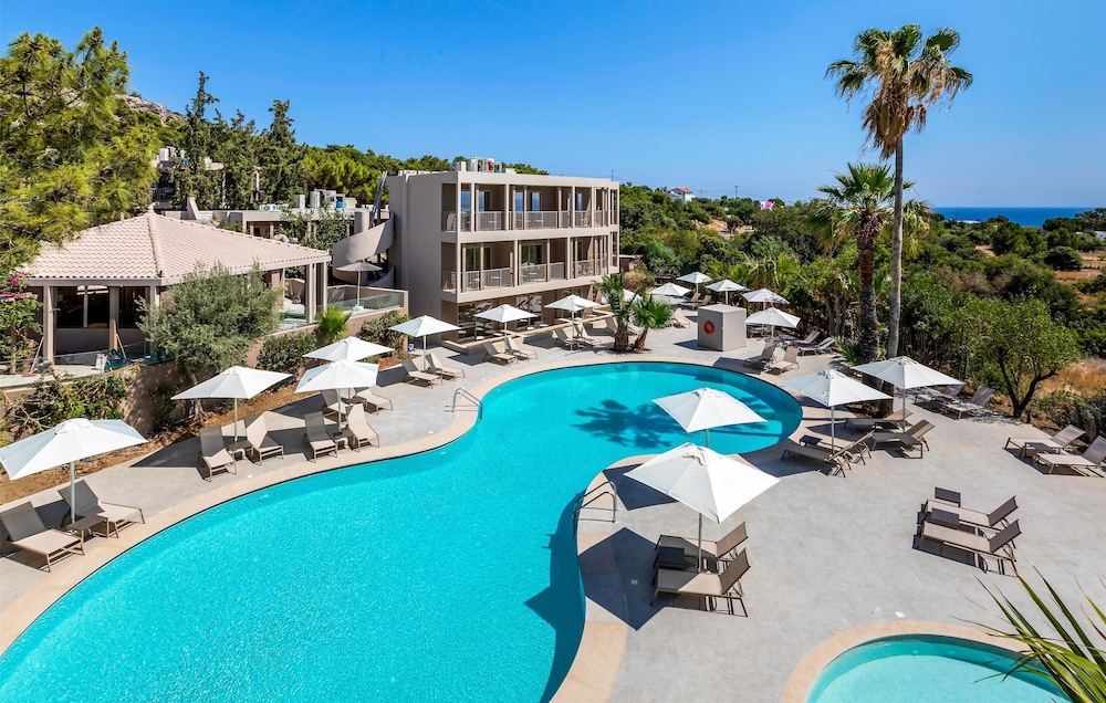 White Olive Premium Lindos - All Inclusive — Swimming pool in Pefkos, South Aegean