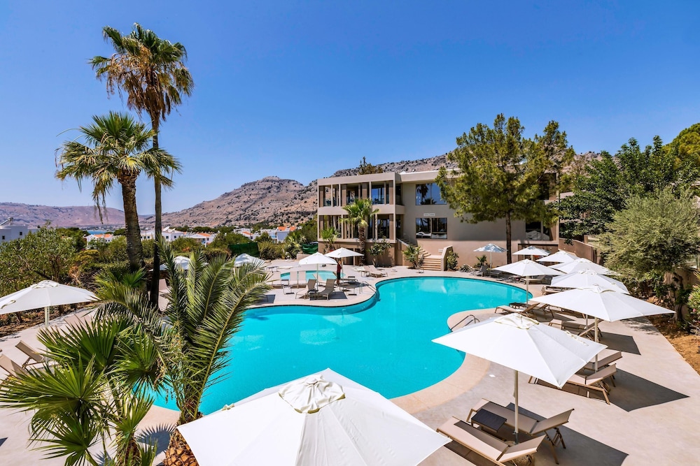 White Olive Premium Lindos - All Inclusive — Swimming pool in Pefkos, South Aegean