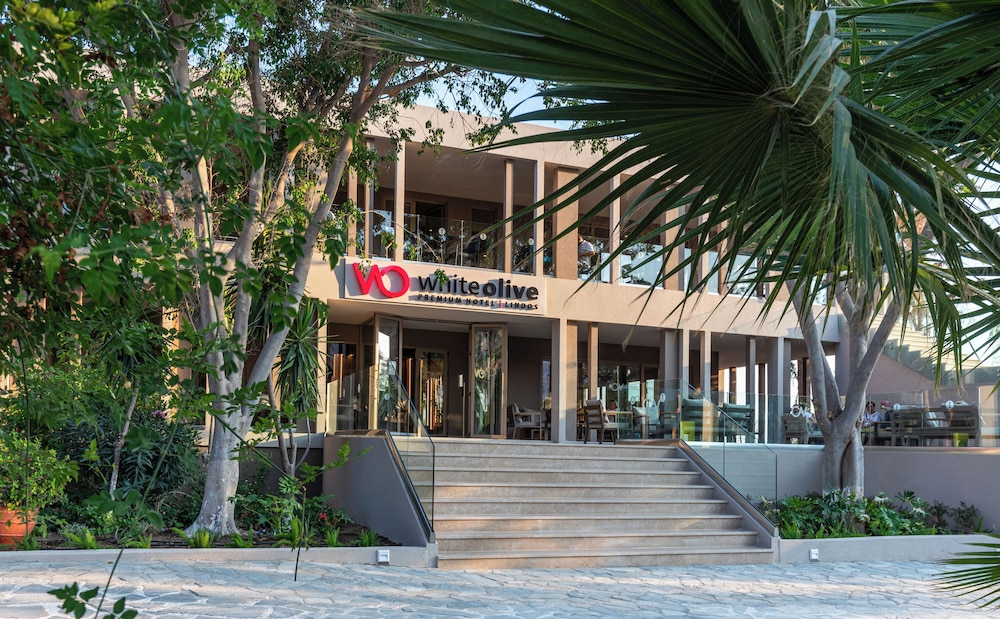 White Olive Premium Lindos - All Inclusive — Hotel building in Pefkos, South Aegean