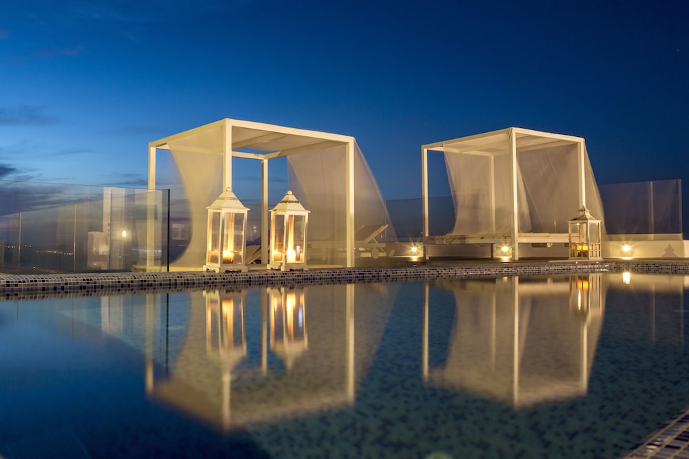 Colours of Mykonos — Swimming pool in Ornos, South Aegean