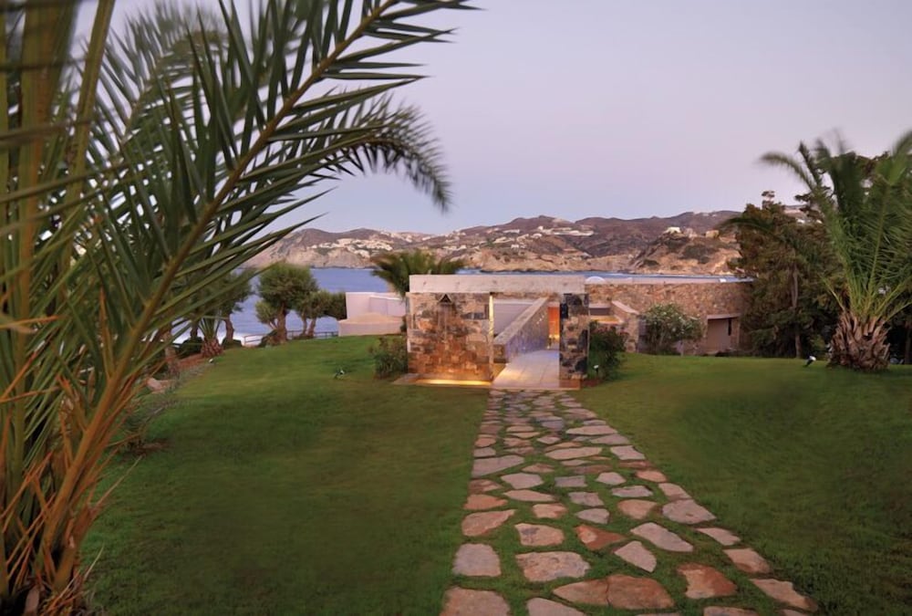Out Of The Blue All Inclusive Resort & Spa — Hotel building in Lygaria