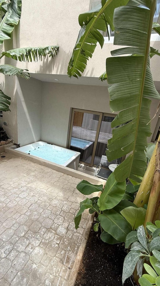 The Noverian Antama Organic Beach Resort Chania with Outdoor Heated Pool — Swimming pool in Chania