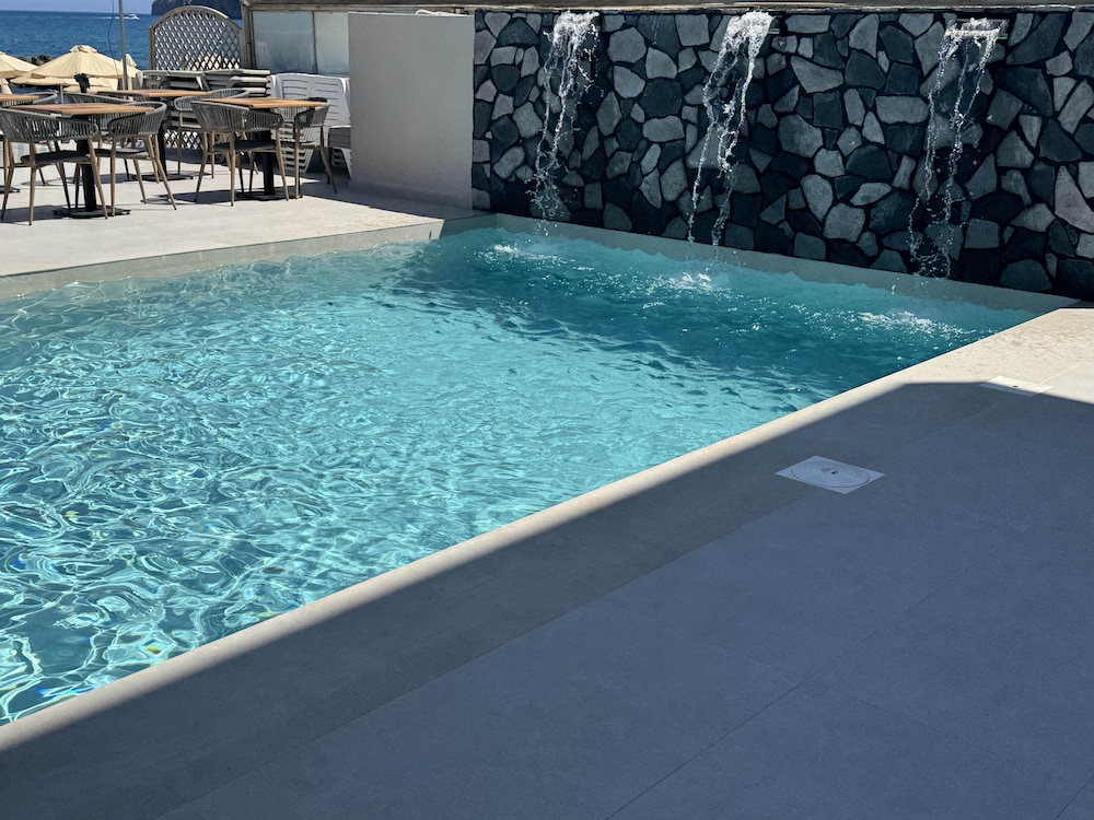 The Noverian Antama Organic Beach Resort Chania with Outdoor Heated Pool — Swimming pool in Chania