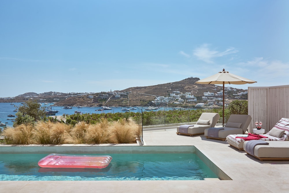 Once in Mykonos - Designed for Adults — Swimming pool in Ornos, South Aegean