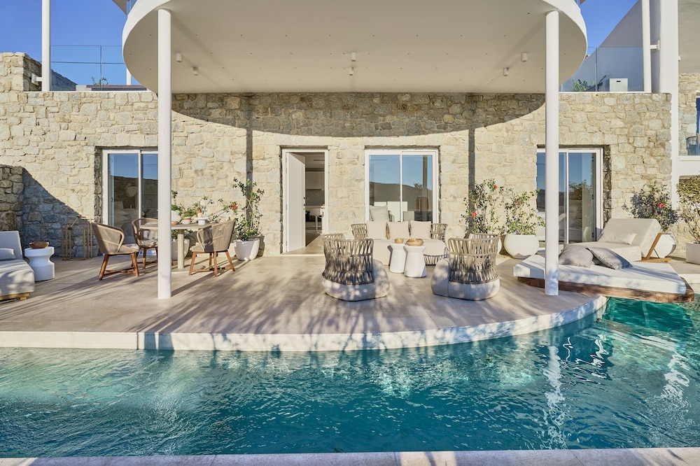 Once in Mykonos - Designed for Adults — Swimming pool in Ornos, South Aegean