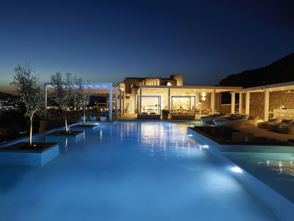 Once in Mykonos - Designed for Adults — Swimming pool in Ornos, South Aegean