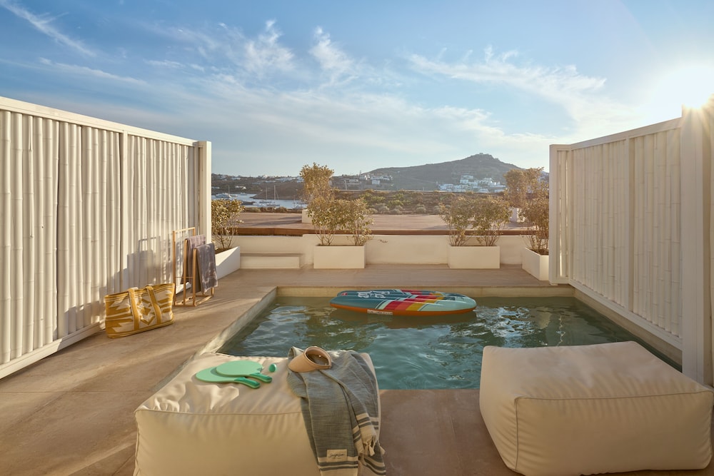 Once in Mykonos - Designed for Adults — Swimming pool in Ornos, South Aegean