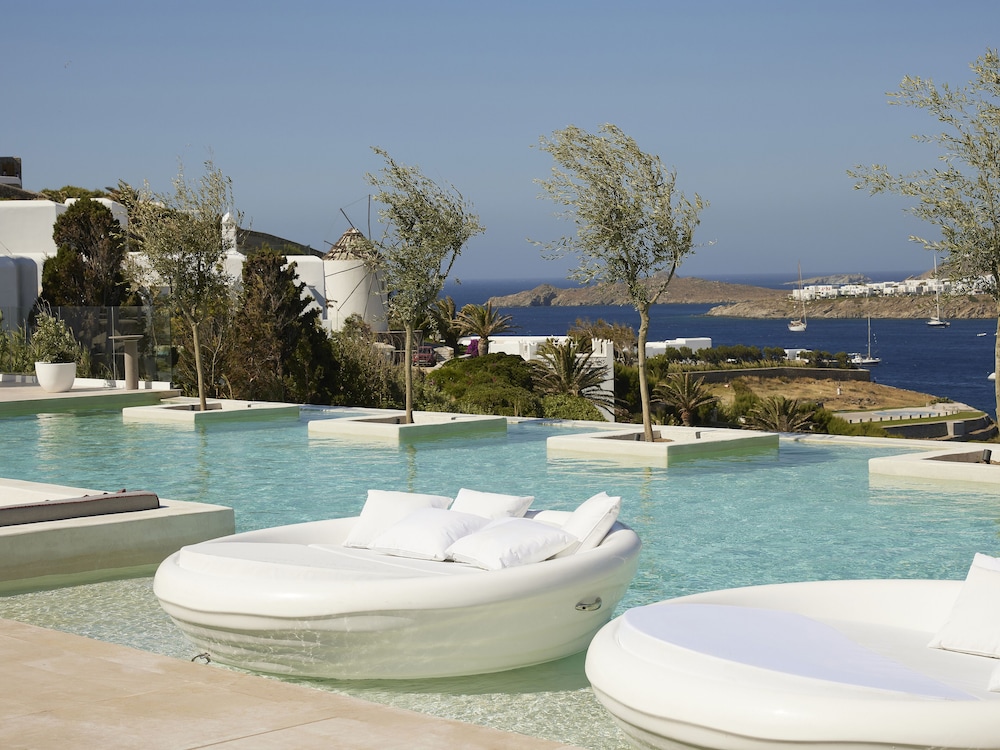 Once in Mykonos - Designed for Adults — Swimming pool in Ornos, South Aegean