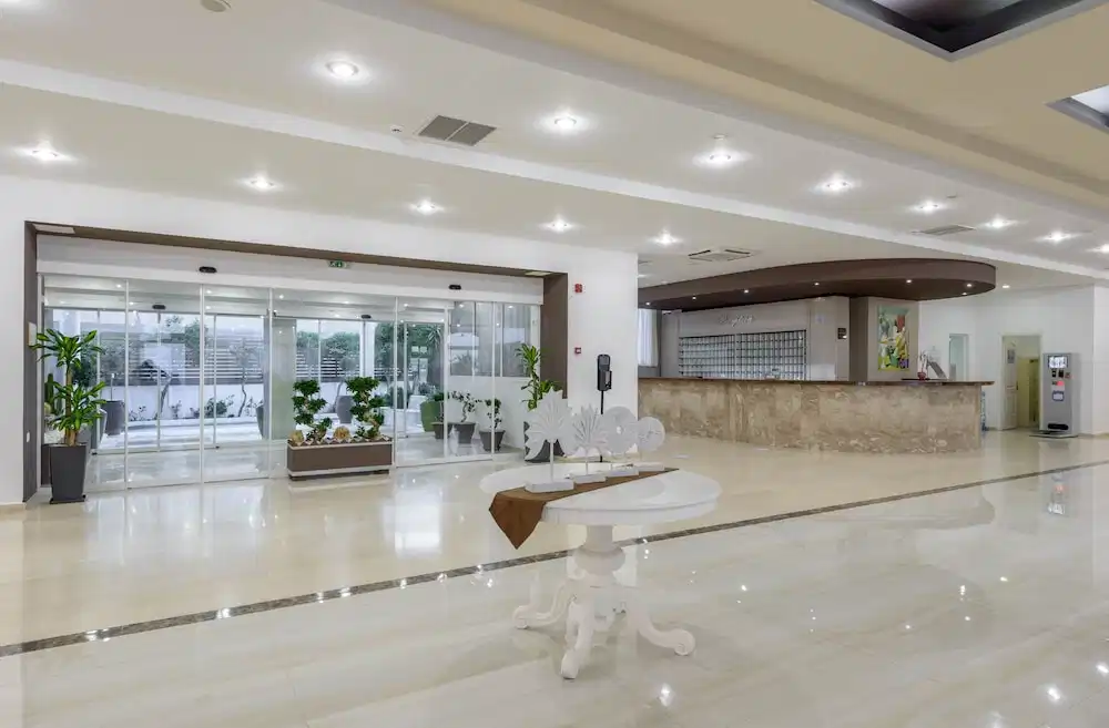Olympos Beach — Hotel building in Faliraki, South Aegean