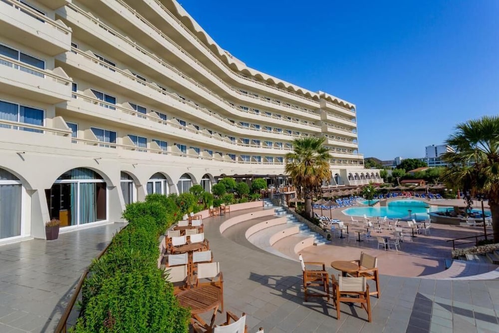 Olympos Beach — Hotel building in Faliraki, South Aegean
