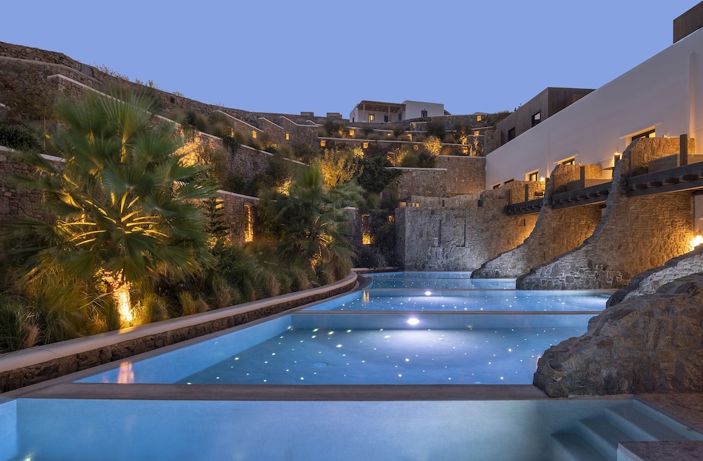 Aeonic Suites and Spa — Swimming pool in Ornos, South Aegean