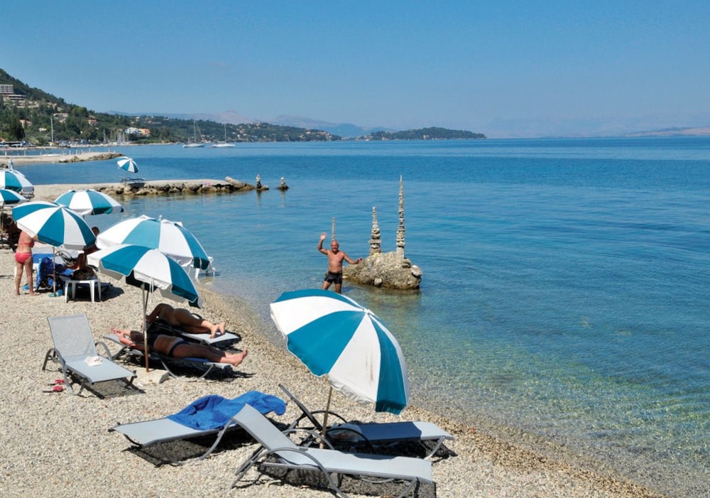 Corfu Maris Hotel — Beach in Benitses, Ionian Islands