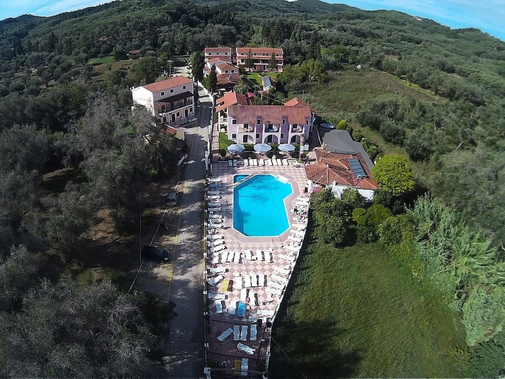 Oula maisonettes — View in Lefkimmi (Corfu), Ionian Islands