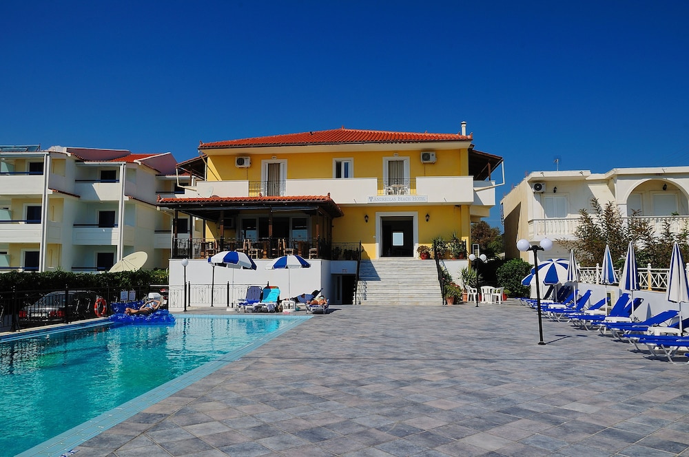 Andreolas Beach Hotel — Hotel building in Laganas, Ionian Islands