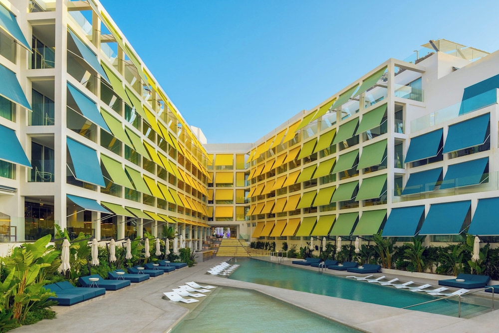 W Ibiza — Hotel building in Santa Eulalia, Balearic Islands