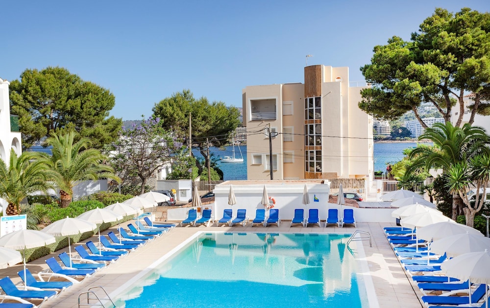 Flipflop Surfing Playa Apartments — Swimming pool in Santa Ponca, Balearic Islands