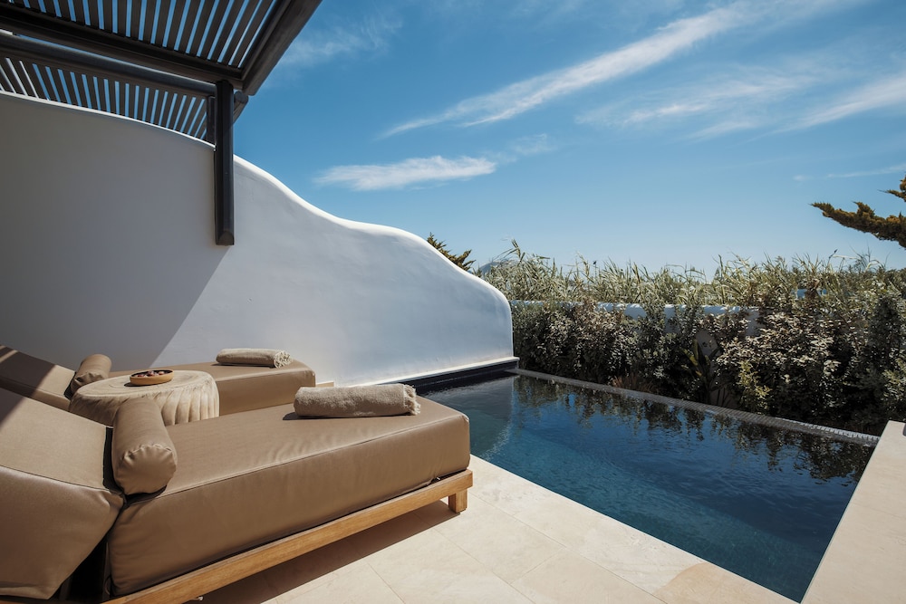 Asty Mykonos Hotel & Spa -World of One Hotel Group — Swimming pool in Mykonos Town, South Aegean