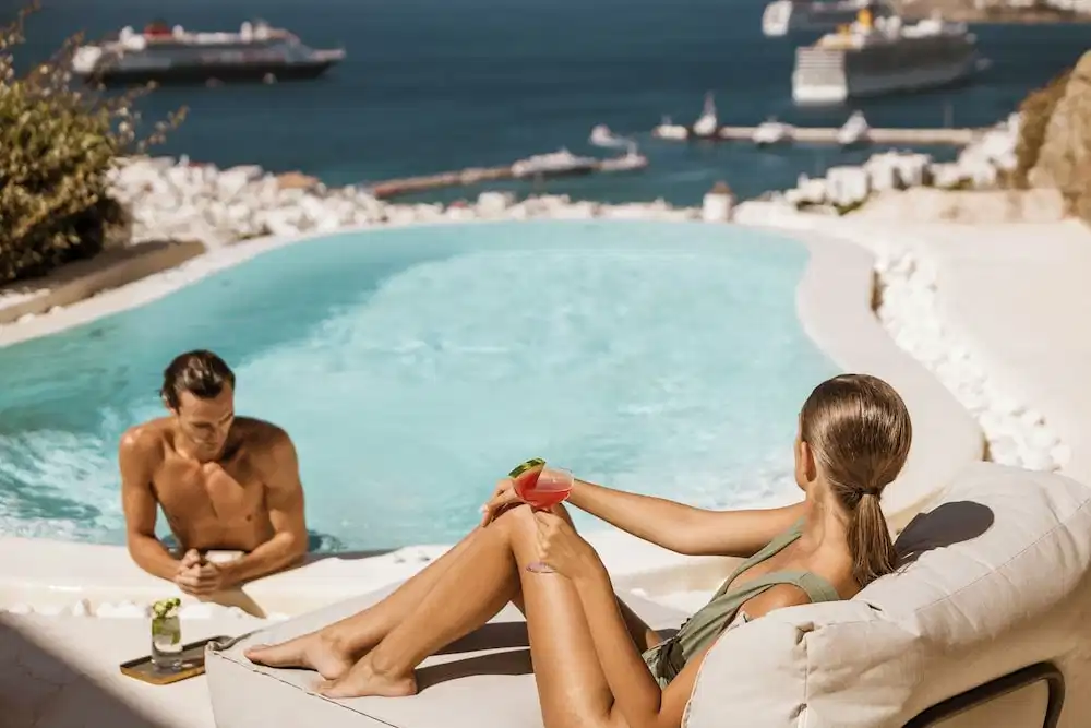 Lovia Mykonos — Swimming pool in Mykonos Town, South Aegean