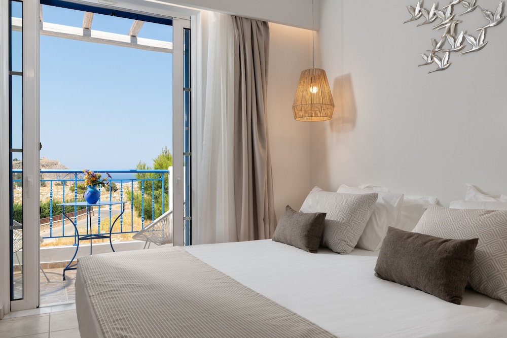 'Lindian Myth' Sea View Studios — Hotel rooms in Lindos, South Aegean