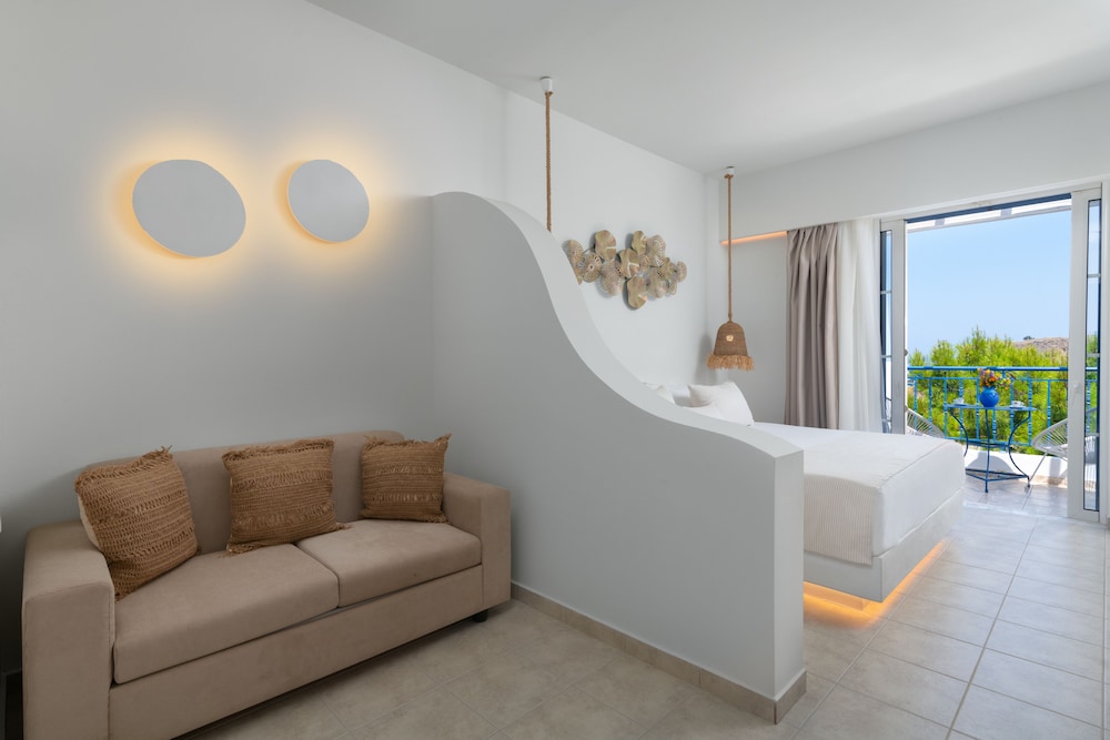 'Lindian Myth' Sea View Studios — Hotel rooms in Lindos, South Aegean