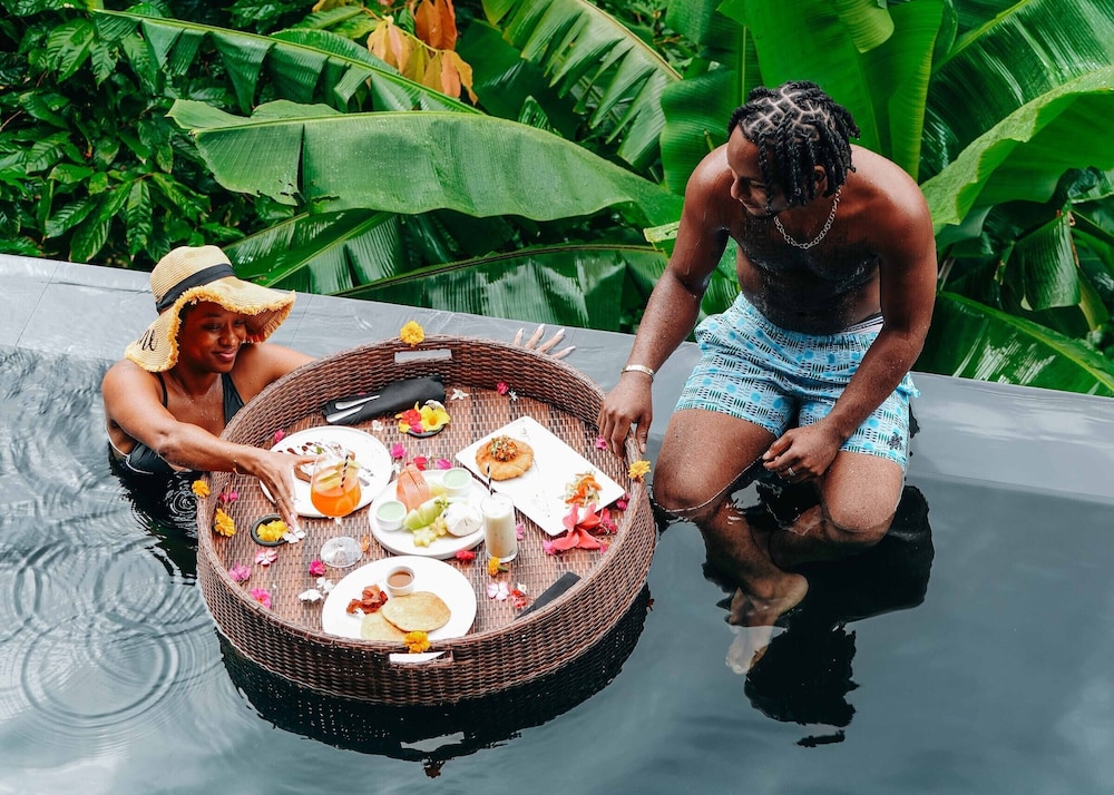 Rabot Hotel from Hotel Chocolat — Swimming pool in Soufriere