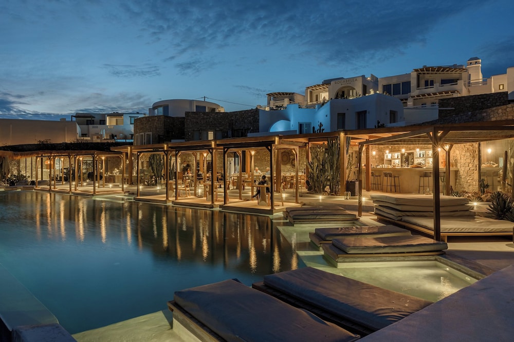 Rocabella Mykonos Hotel, a member of Design Hotels — Restaurant & bars in Agios Stefanos, South Aegean
