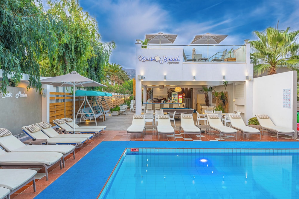 Kastro Beach Apartments — Swimming pool in Malia