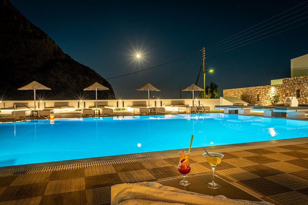 Marianna Hotel — Swimming pool in Perissa, South Aegean