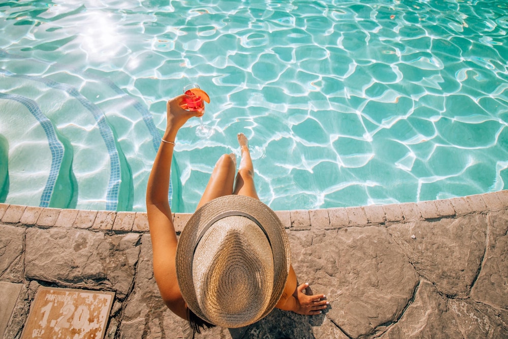 Oskars Studios & Apartments — Swimming pool in Lassi, Ionian Islands