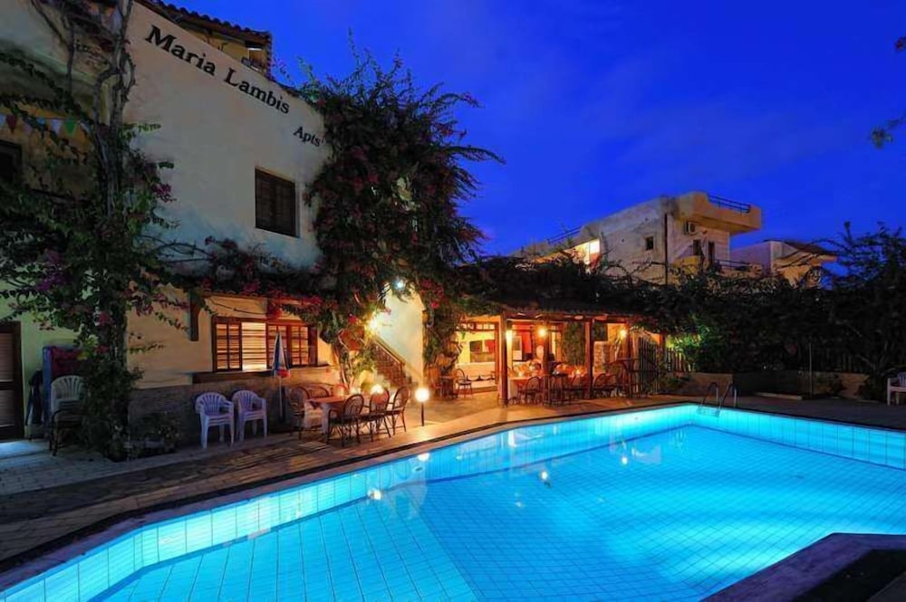 Maria Lambis Apartments — Swimming pool in Stalida