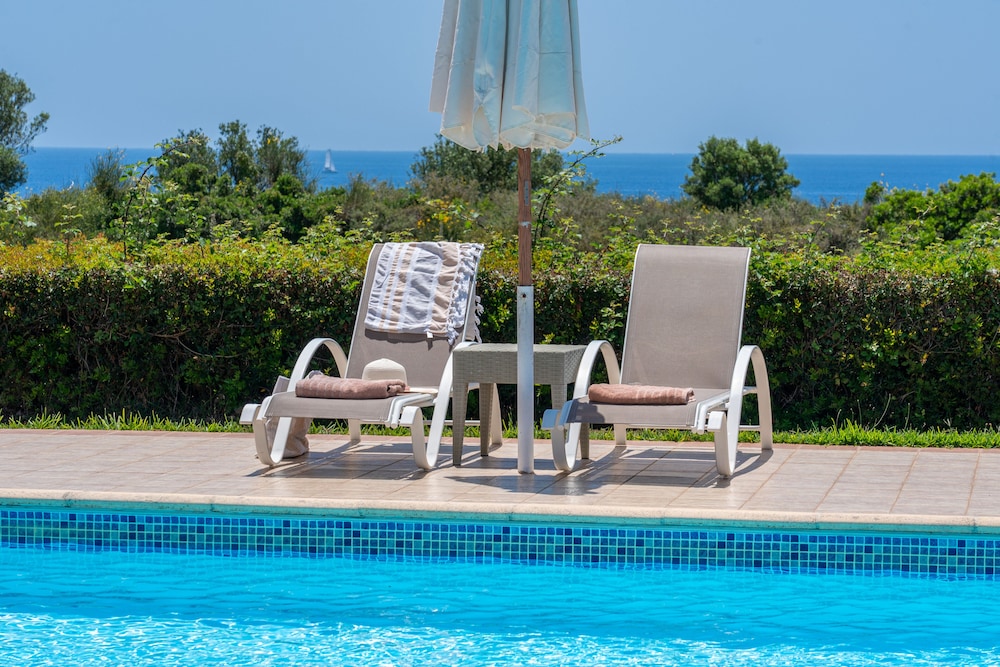 Monambeles Villas — Swimming pool in Svoronata, Ionian Islands