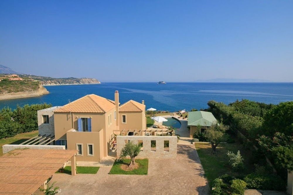Monambeles Villas — Swimming pool in Svoronata, Ionian Islands