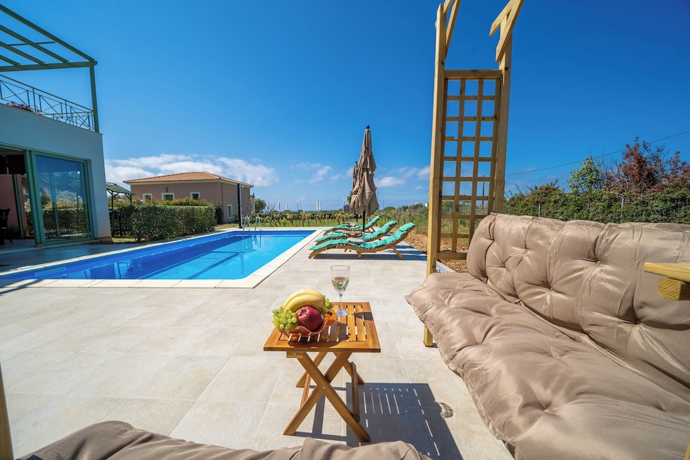 Monambeles Villas — Swimming pool in Svoronata, Ionian Islands